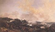Philip James de Loutherbourg Warley Camp The Mock Attack (mk25) oil painting
